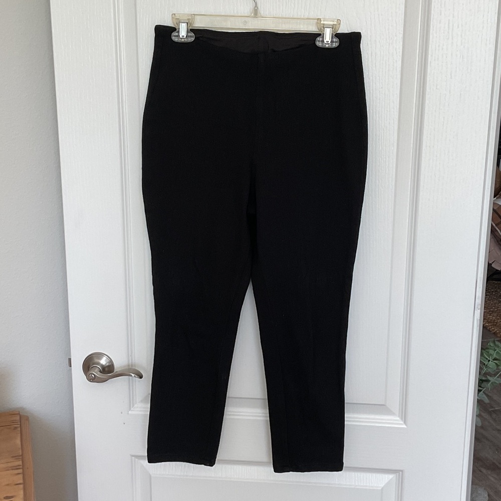Belle by Kim Gravel Black Crop Pants